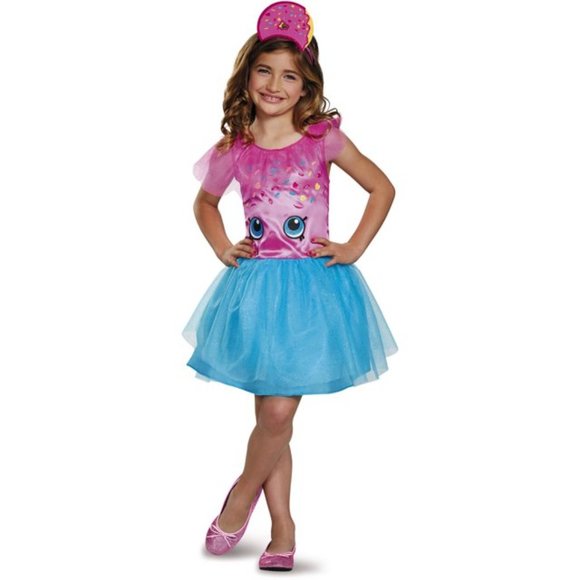 Shopkins Girls' D'Lish Donut Classic Halloween Costume - Picture 1 of 1